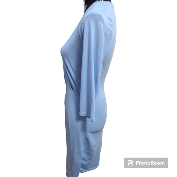 Bobi Los Angeles Faux Wrap Dress - Picture 9 of 11